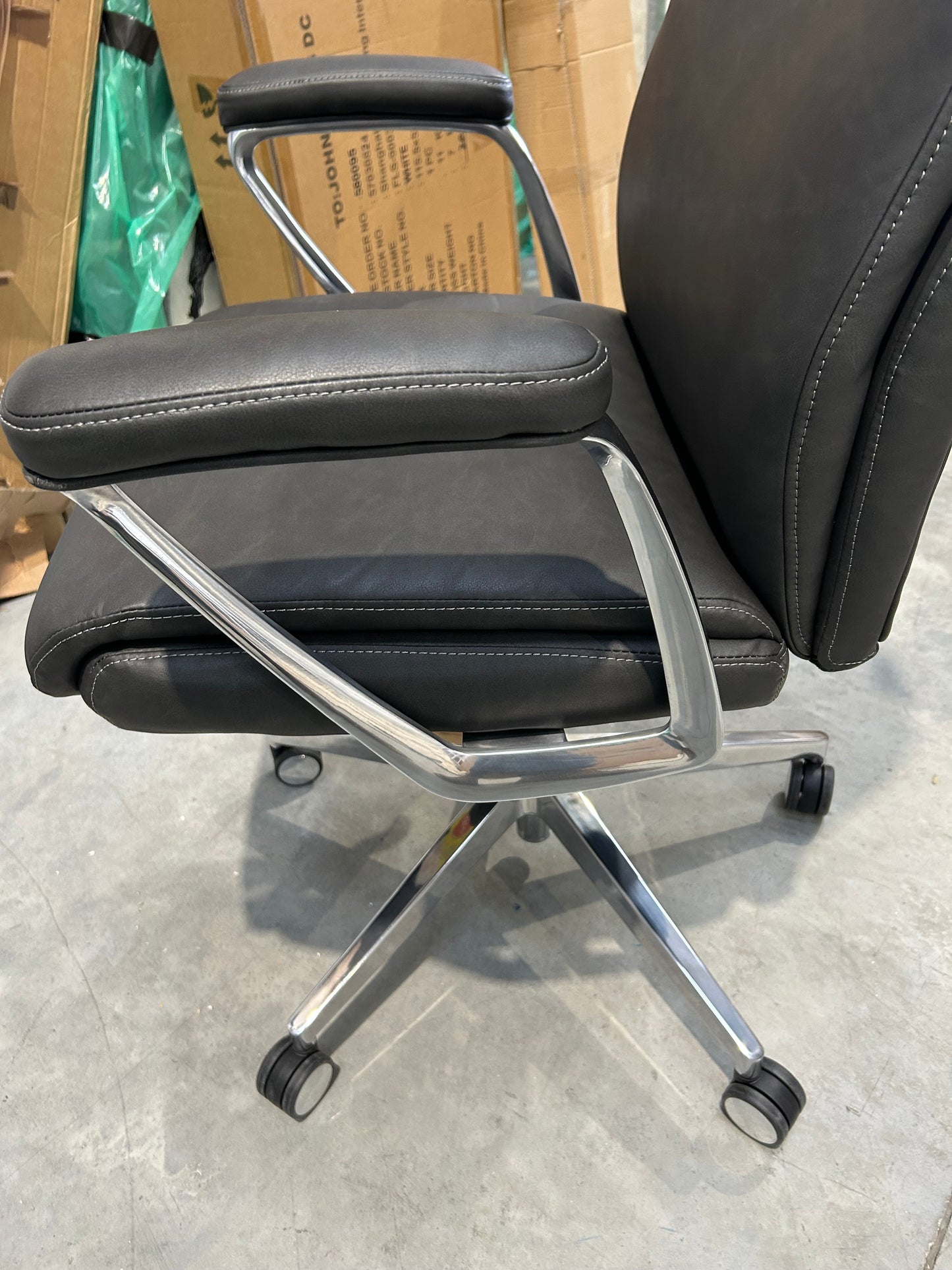 John Lewis Grafton Executive Office Chair, Charcoal