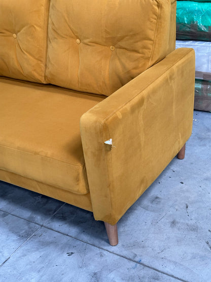 G Plan Vintage The Fifty Four Large 3 Seater Sofa Bed, Plush Turmeric