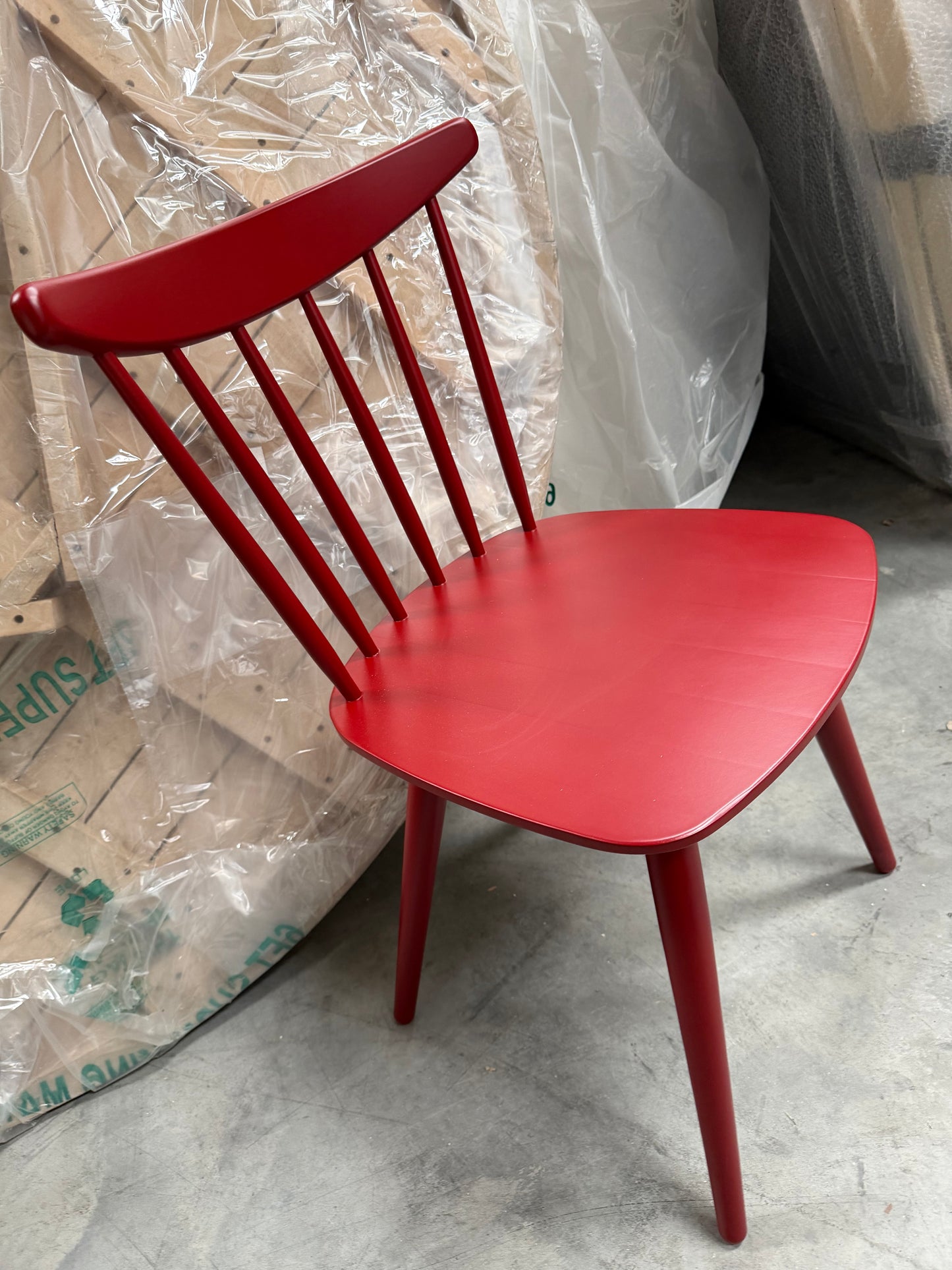 John Lewis Spindle Dining Chair Single Rosehip