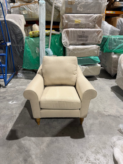 John Lewis Camber Armchair Chenille Weave Putty