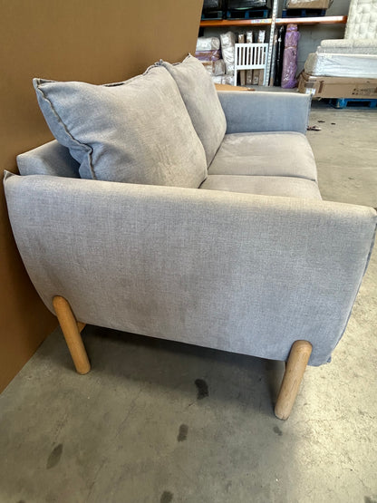 John Lewis & Partners Pillow Large 3 Seater Sofa Grey