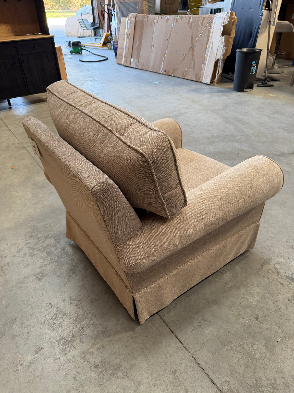 John Lewis Padstow II Armchair Chunky Chenille Natural