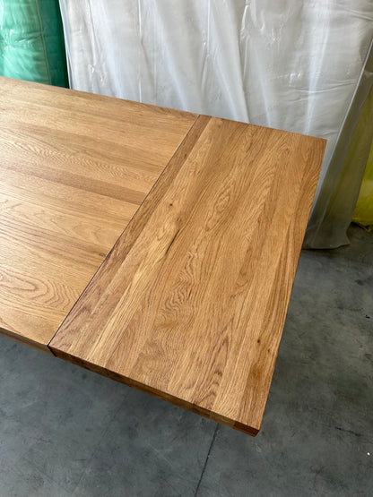 John Lewis Calia 6-10 Seater Extending Dining Table, Sold Oak
