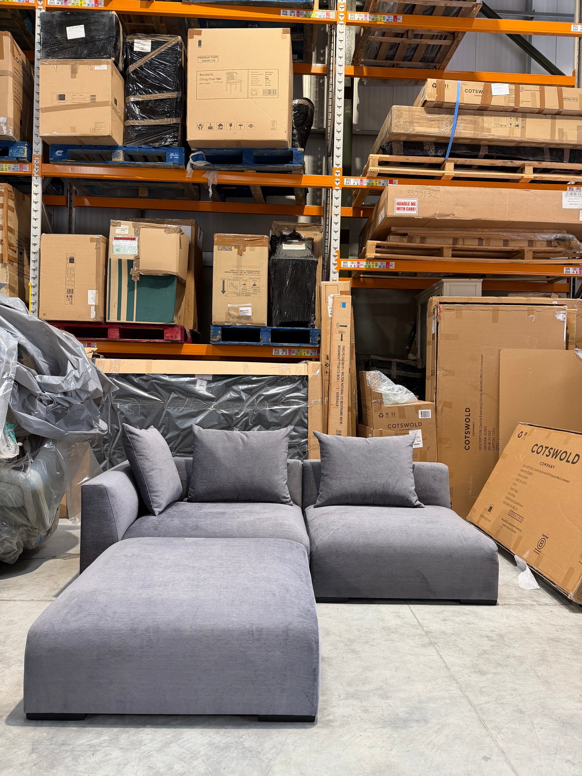 John Lewis Corner Sofa Tokyo Motion Corner Group In Titan Storm Grey Easyclean