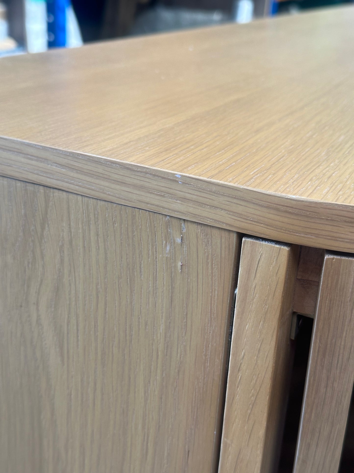 John Lewis Slatted TV Stand Sideboard for TVs up to 60in  Oak