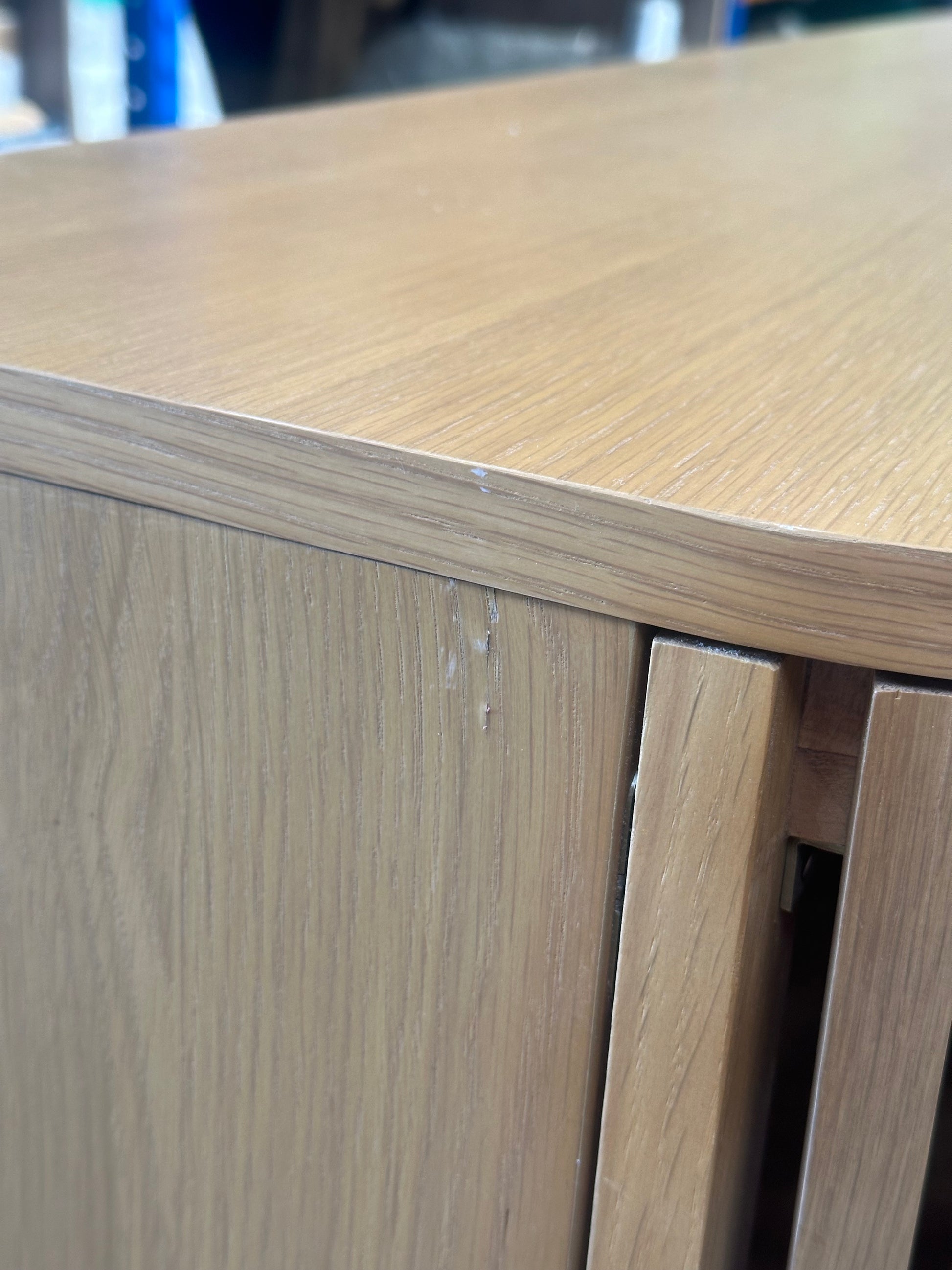 John Lewis Slatted TV Stand Sideboard for TVs up to 60in  Oak