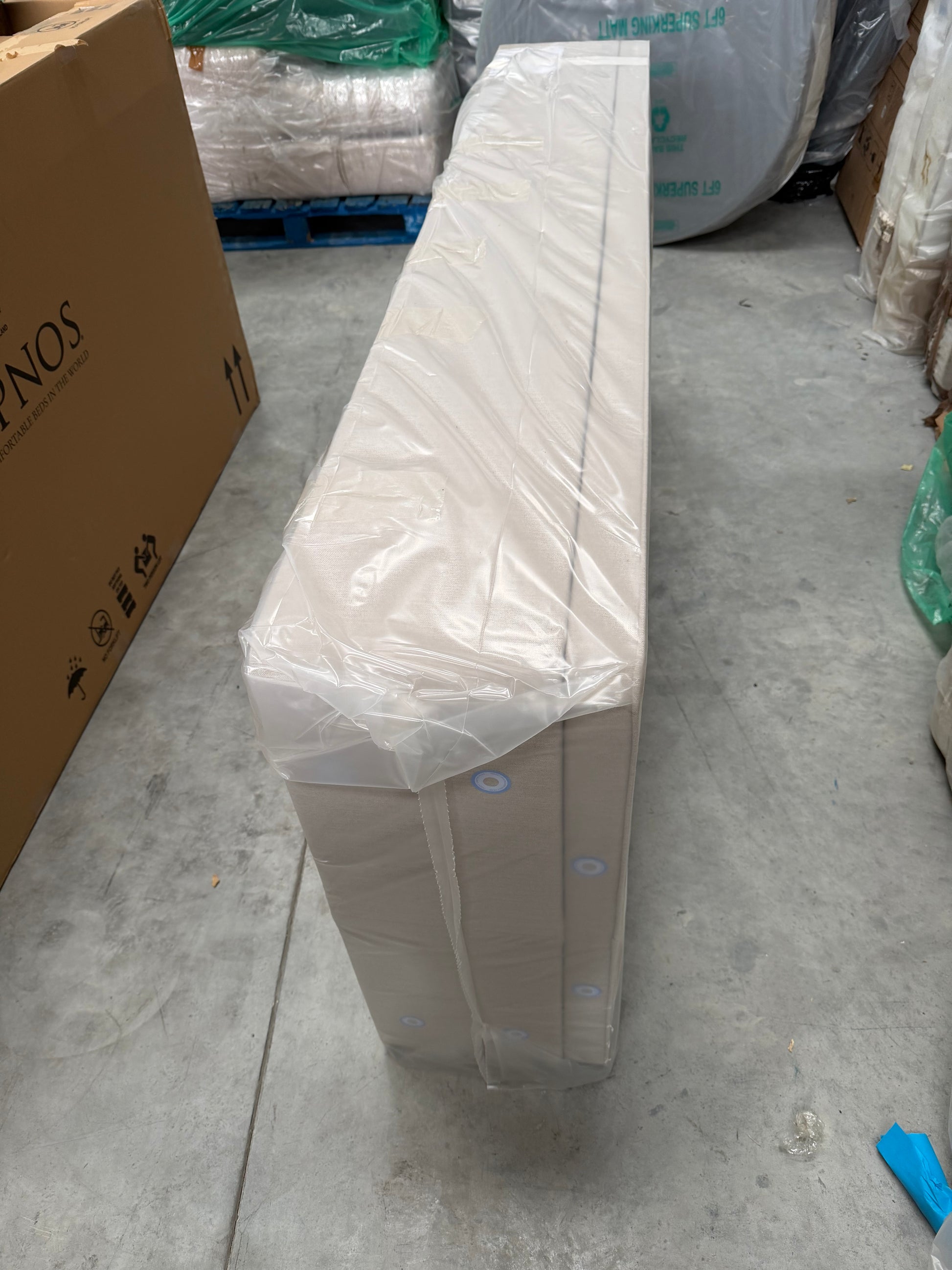 Hypnos Super Storage Ottoman Base Super King Size Topaz 806 Beige