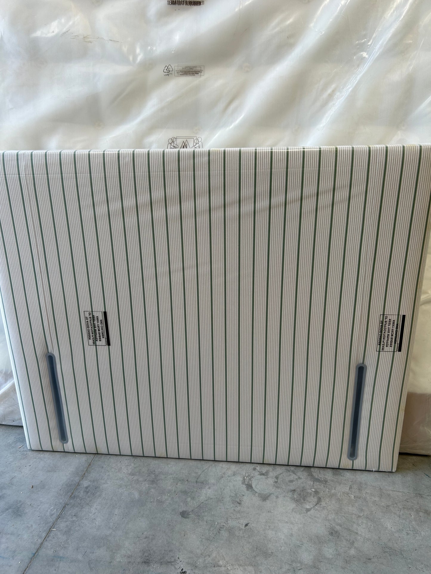 John Lewis
Emily Full Depth Ticking Stripe Upholstered Headboard, Double