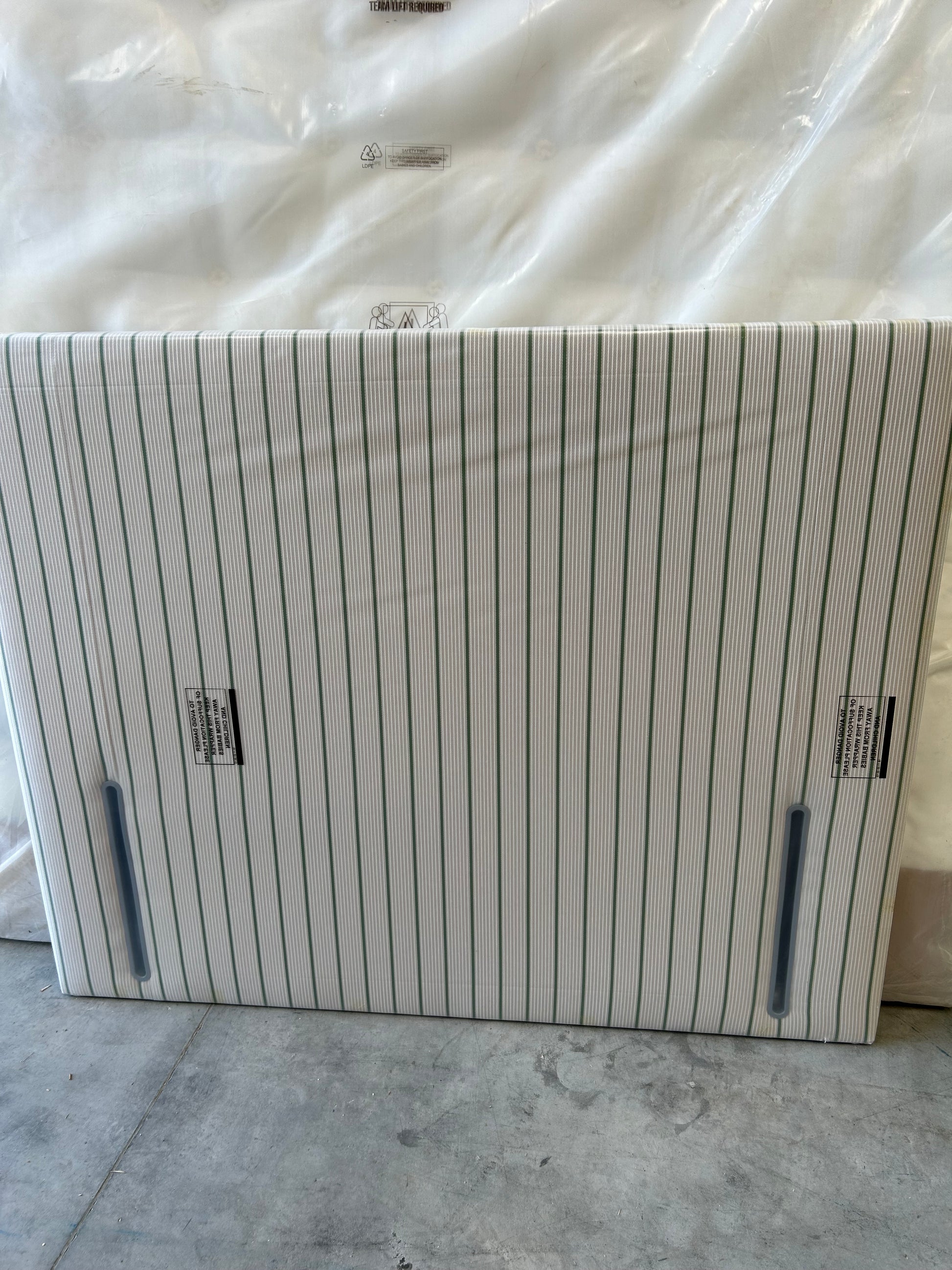 John Lewis
Emily Full Depth Ticking Stripe Upholstered Headboard, Double