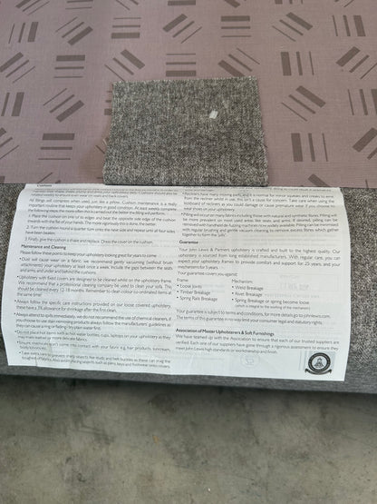 John Lewis Oliver II Medium 2 Seater Sofa Brushed Tweed Grey