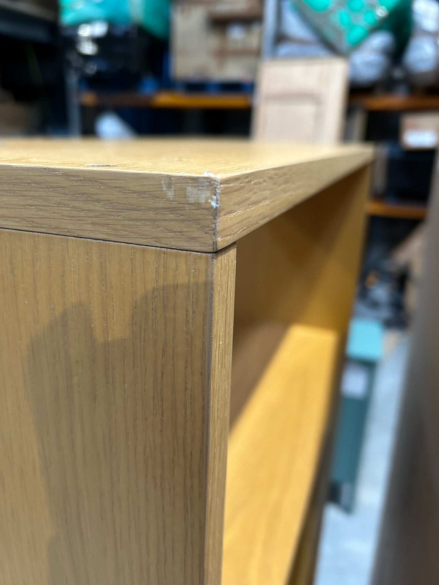 John Lewis Line Bookcase, Natural