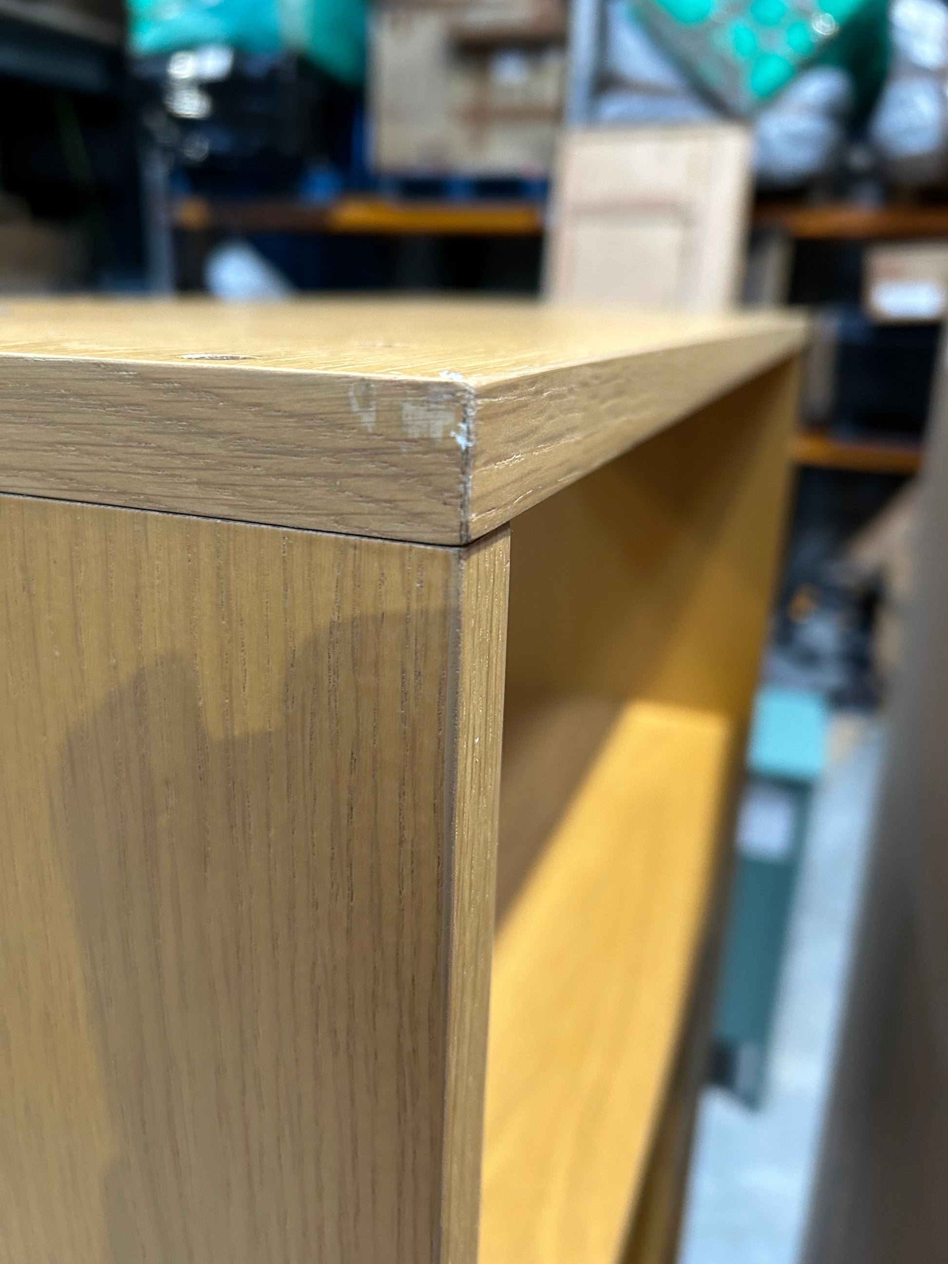 John Lewis Line Bookcase, Natural