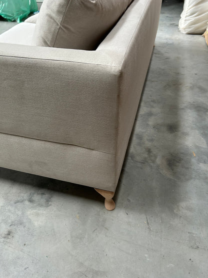 John Lewis Sofa Belgrave Large 3 Seater Linen Natural