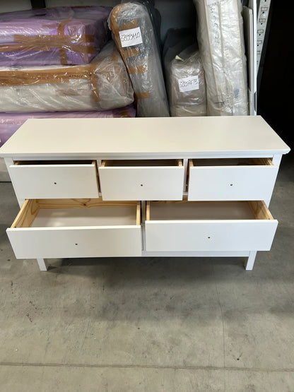 John Lewis Chest of Drawer White Wilton 7 Drawer Storage