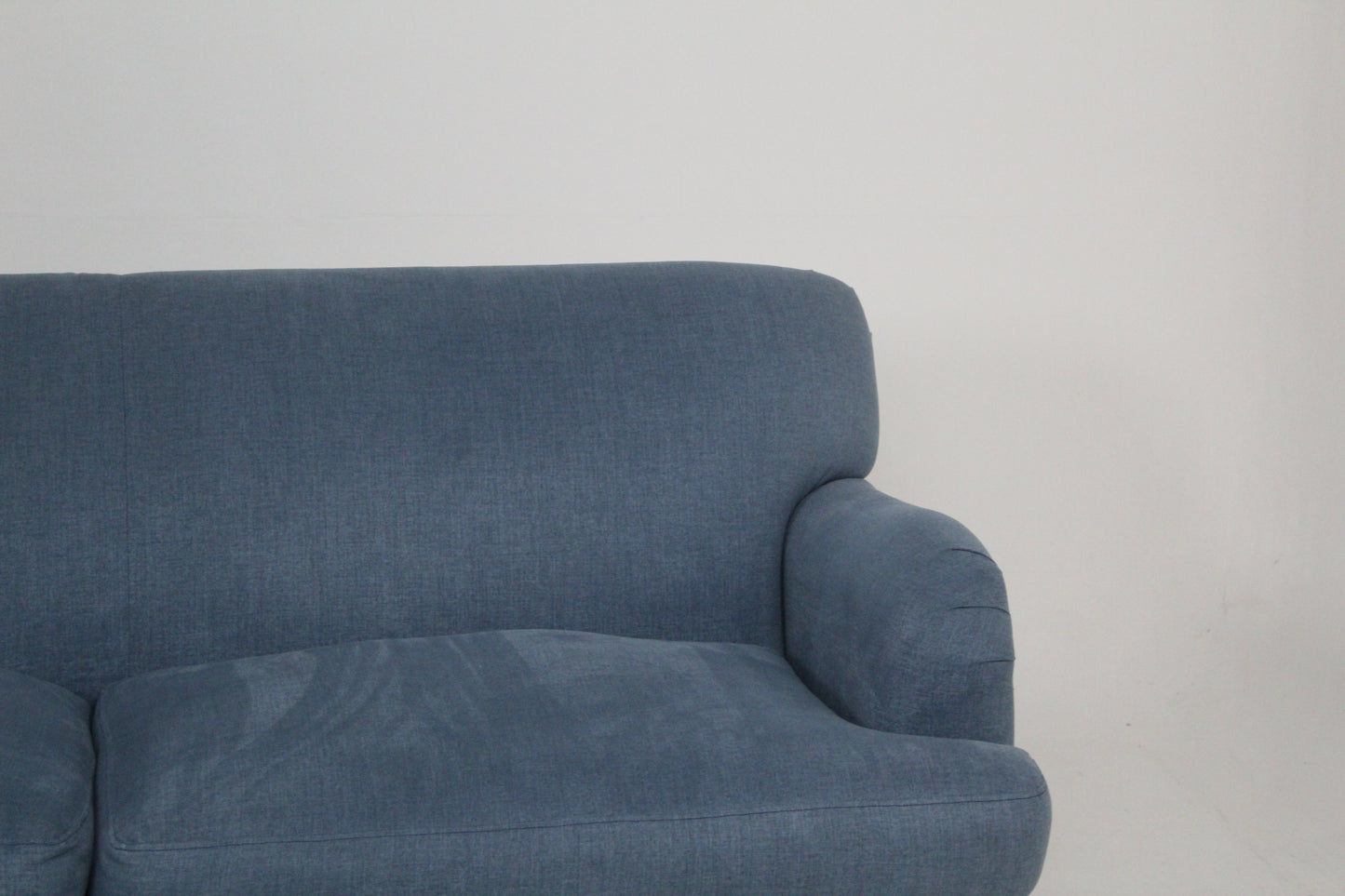 John Lewis Otley Large 3 Seater Sofa In Linen Loch Blue