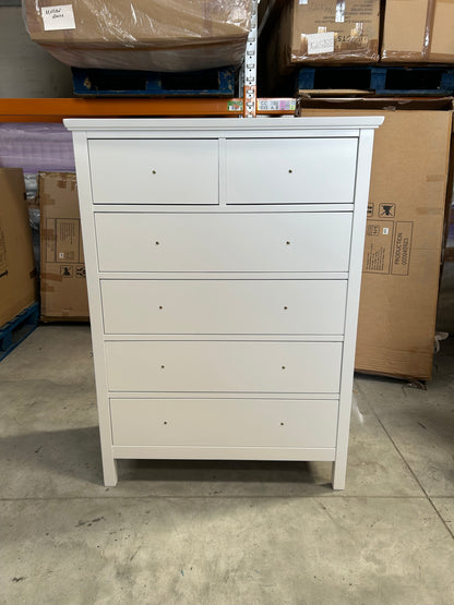 John Lewis Chest of Drawers 6 Drawer Chest White