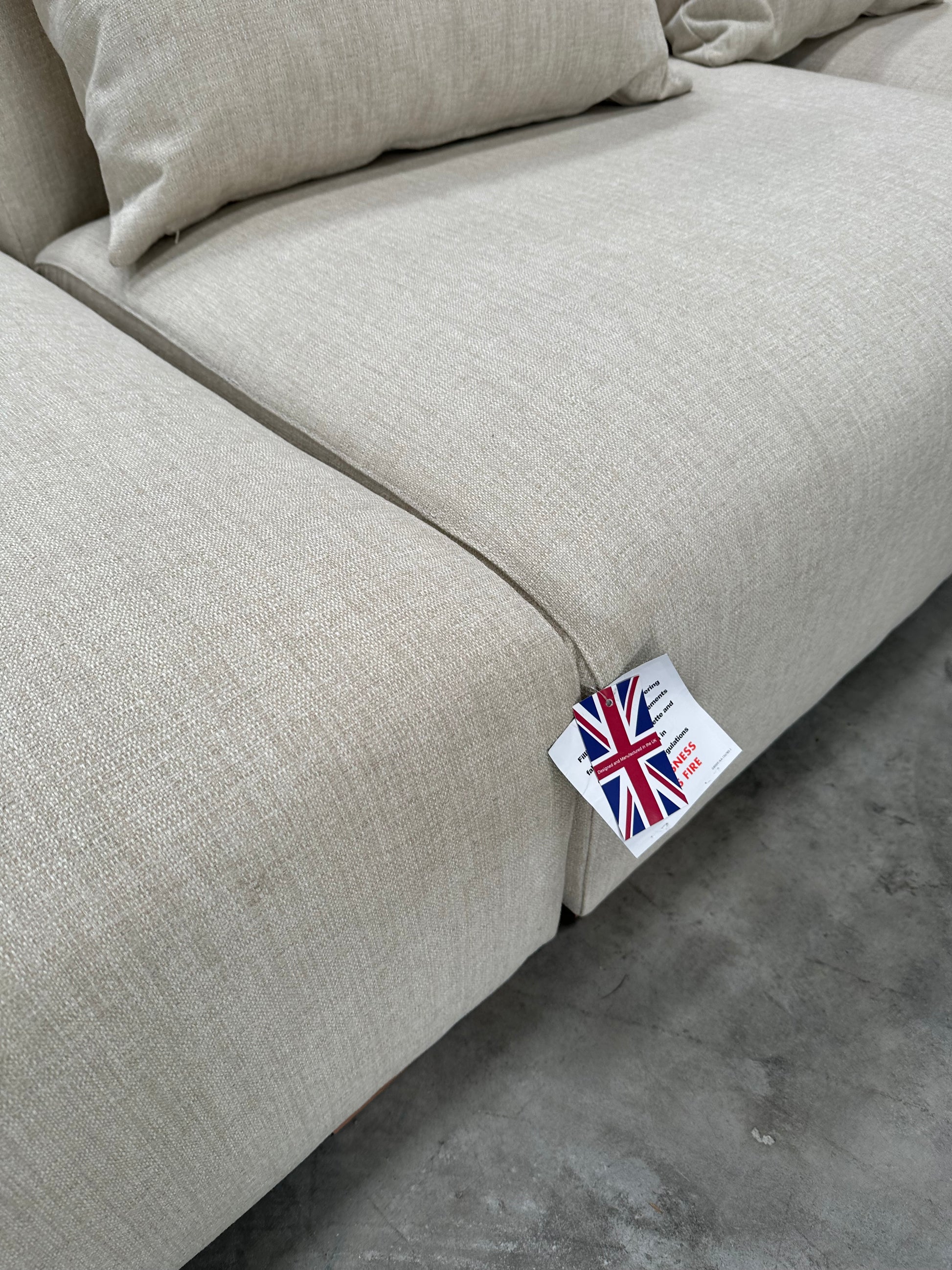 John Lewis Tokyo Grand 5+ Seater LHF Large Corner Aquaclean Connie Natural