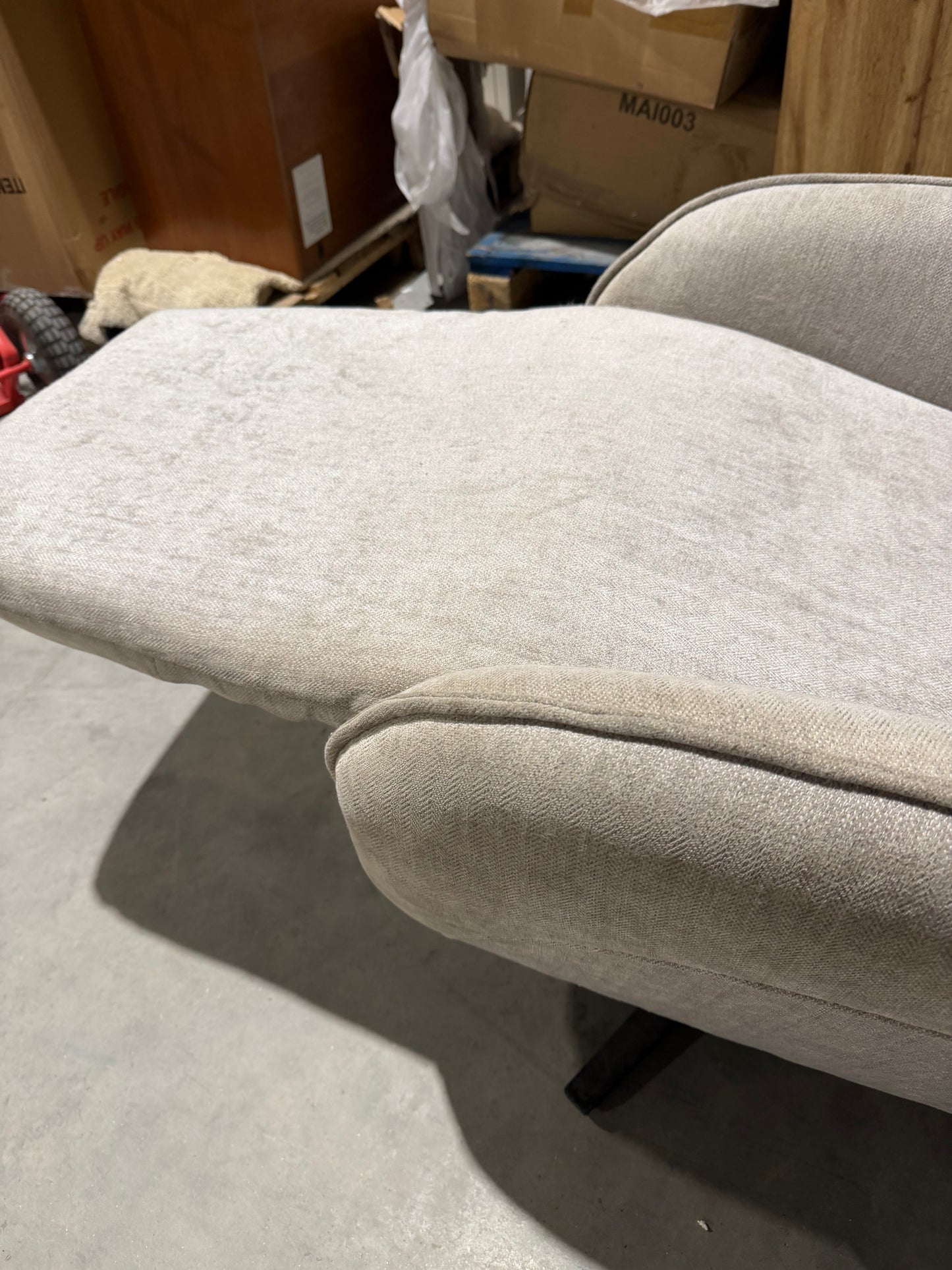 John Lewis Repose Zero Gravity Power Recliner Chair, Soft Weave Grey