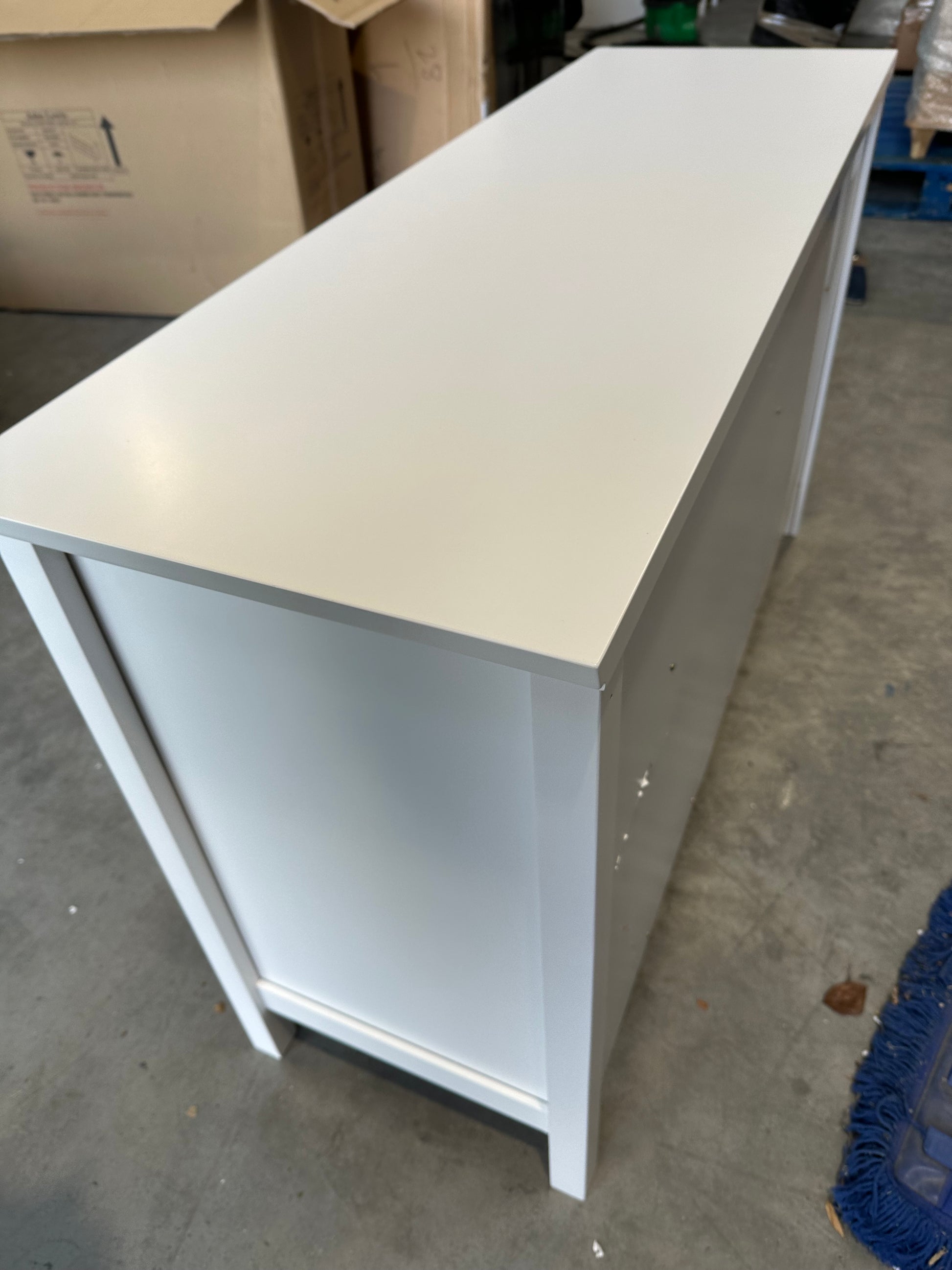 John Lewis Chest of Drawer White Wilton 7 Drawer Chest
