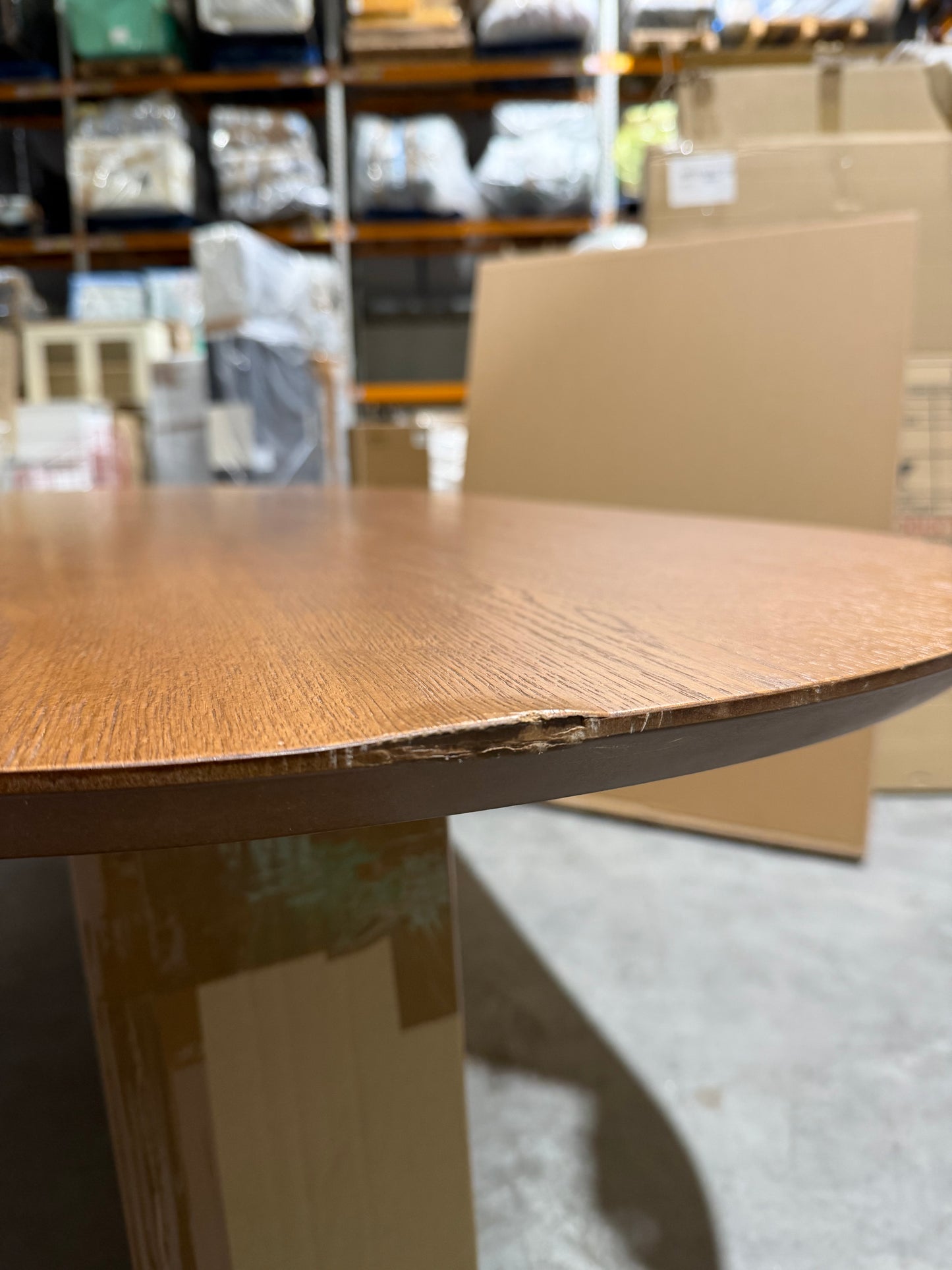 John Lewis Trestle 6 Seater Dining Table Dark Oak