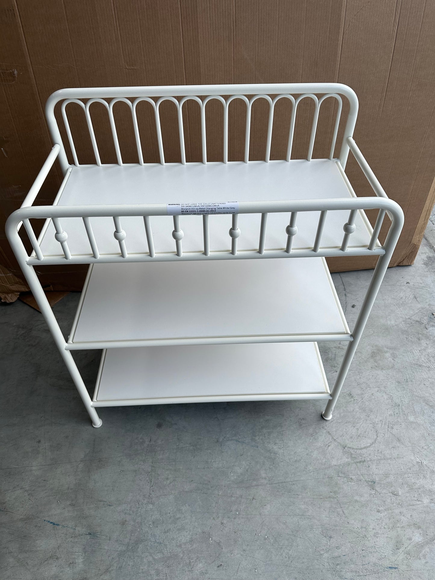 Little Seeds Monarch Hill Ivy Metal Changing Table, White