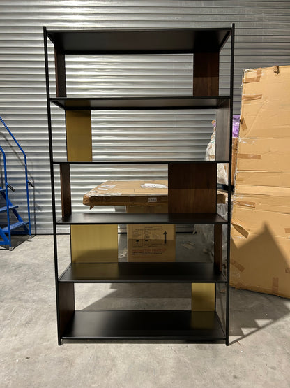 Swoon John Lewis + Swoon Brunel Wide Shelving Unit, Brown