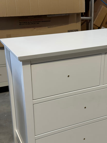 John Lewis Chest of Drawer White Wilton 7 Drawer Chest