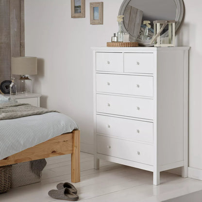 John Lewis Chest of Drawers 6 Drawer Chest White