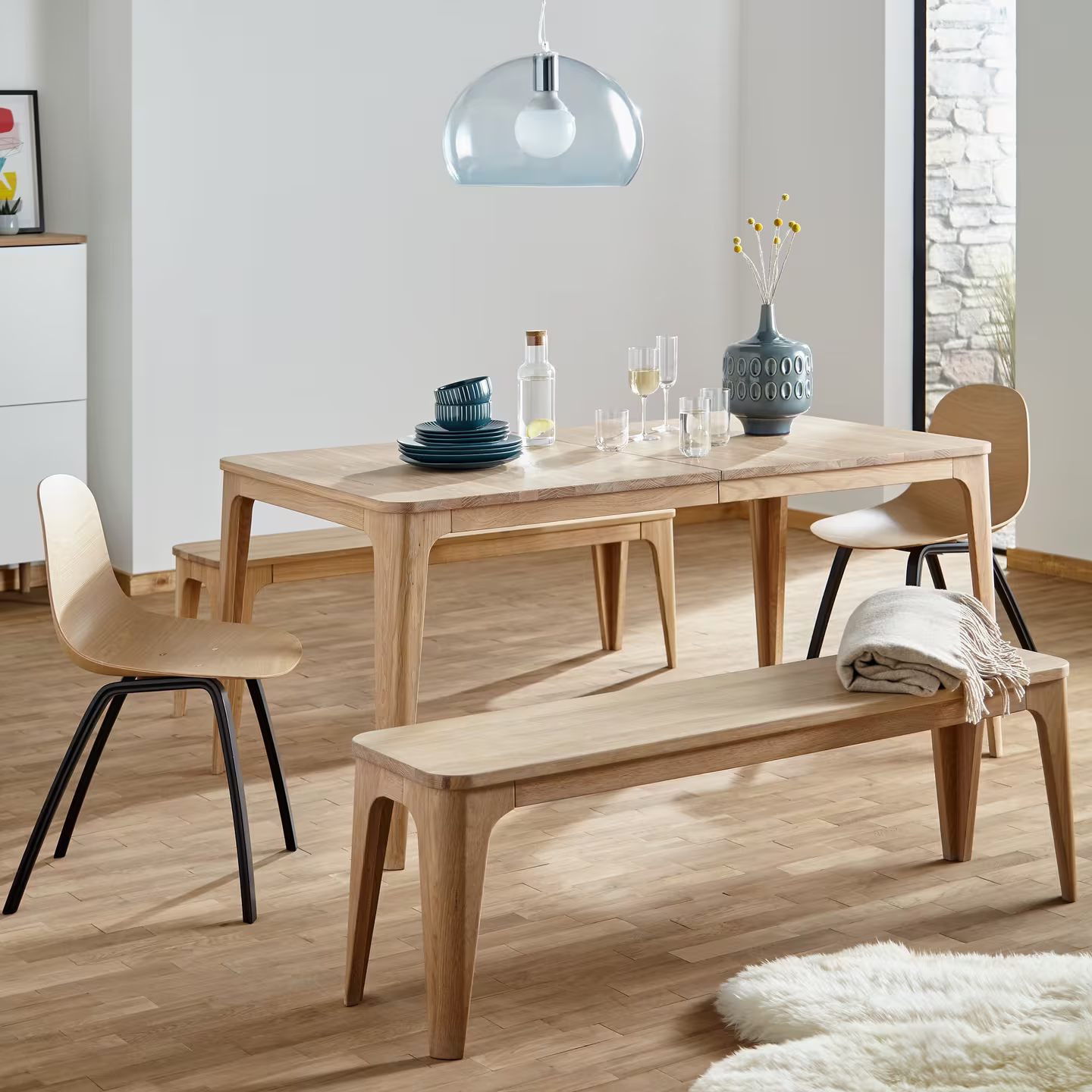 John Lewis Ebbe Gehl for John Lewis Mira 3 Seater Dining Bench