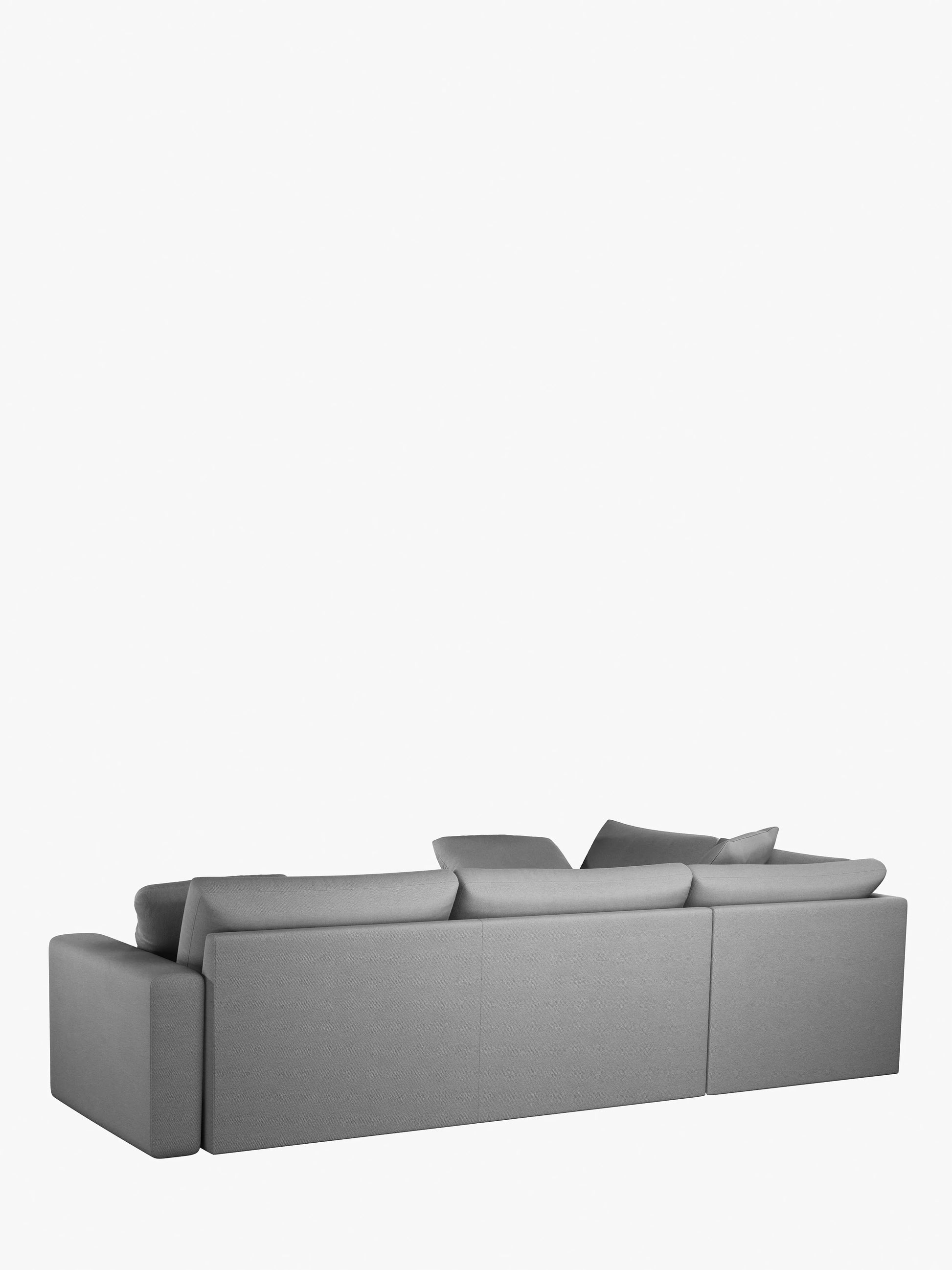 John Lewis Mellow LHF Corner Sofa Twisted Boucle Putty