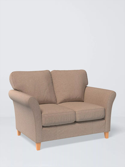 John Lewis Charlotte II Small 2 Seater Sofa Brushed Tweed Mole