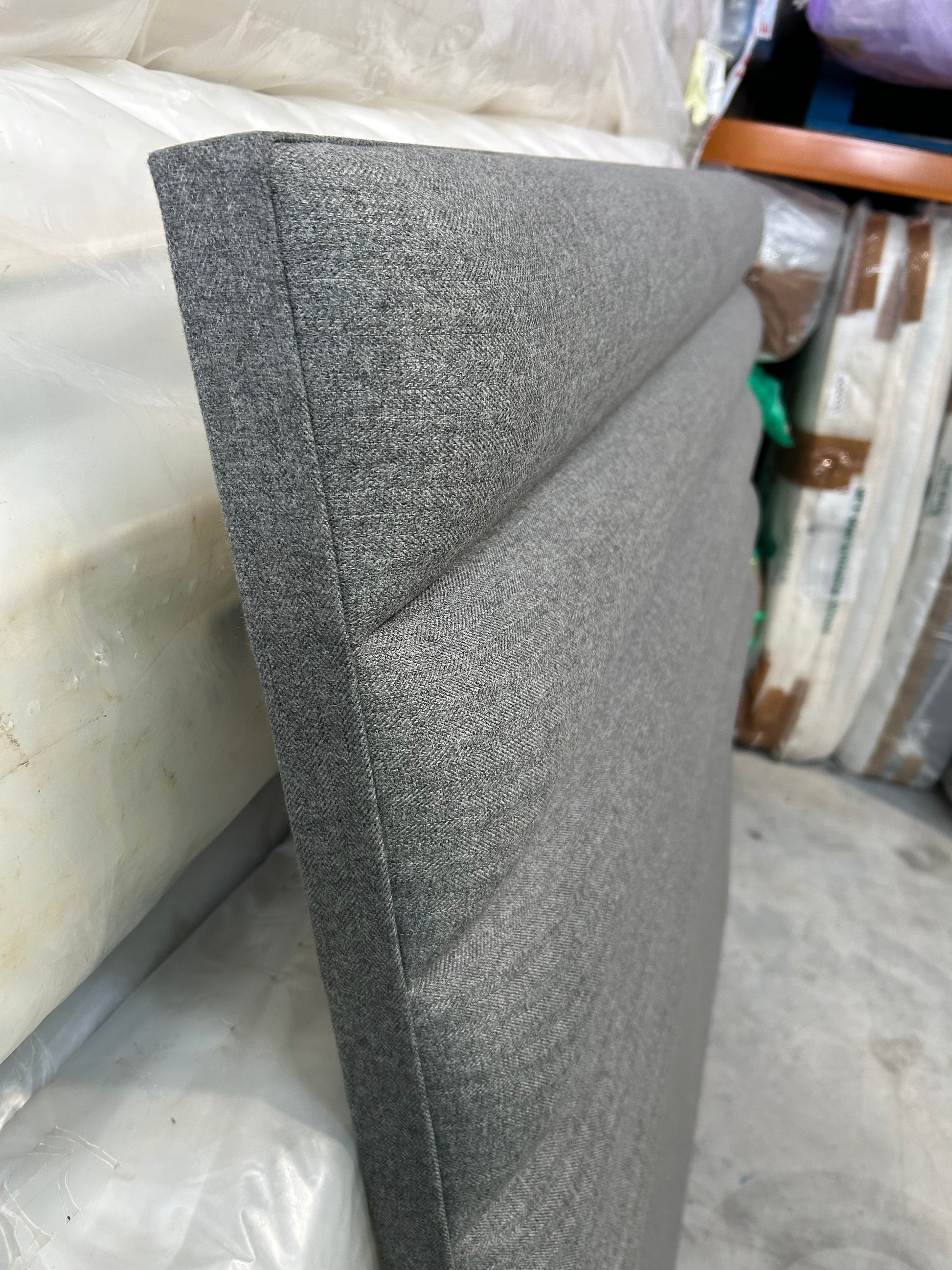 TEMPUR® Thornby Full Depth Headboard Tweed Grey King Size