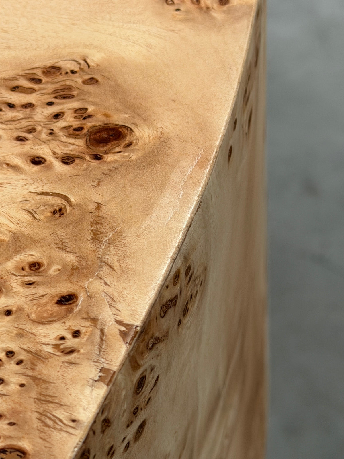 John Lewis Burl Round Coffee Table Natural