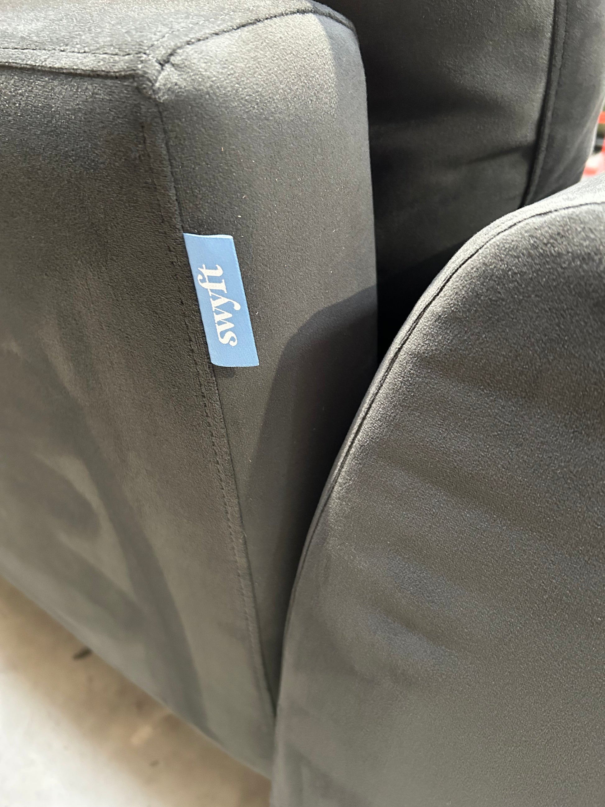 Swyft Model 05 Medium 2 Seater Sofa Charcoal Velvet