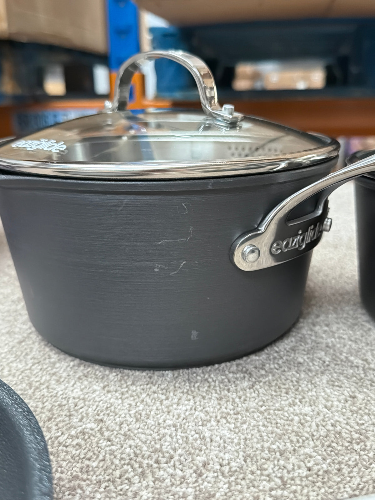 Eaziglide Neverstick3 Professional Aluminium Non-Stick Pan Set, 5 Piece