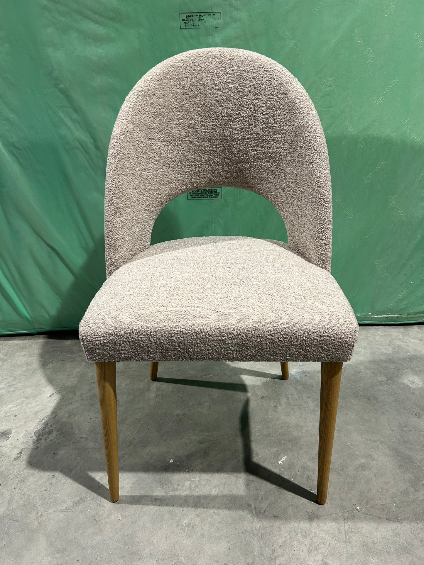 John Lewis Moritz II Dining Chair, Oak Leg, Natural Oat