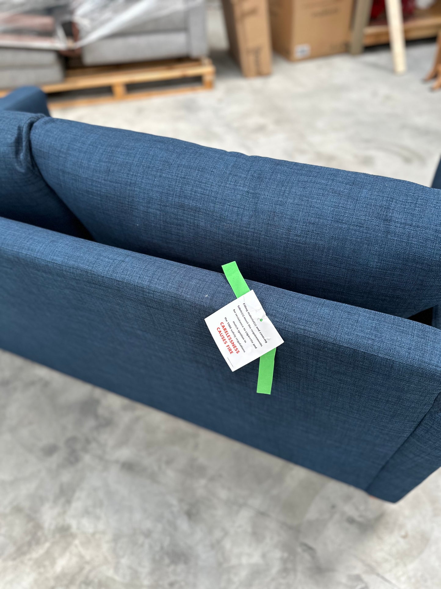 John Lewis Bailey II Medium Sofa Bed, Light Leg, Navy