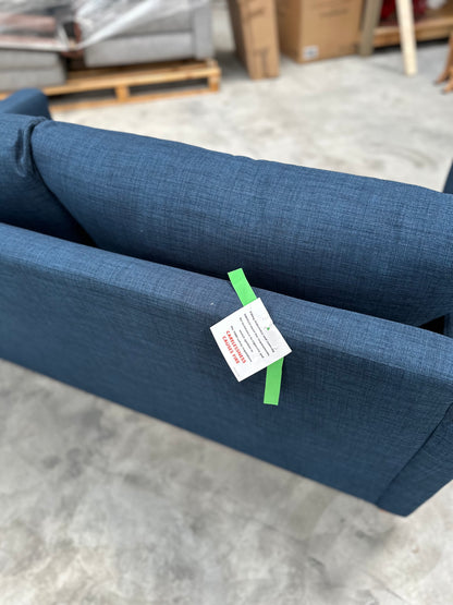 John Lewis Bailey II Medium Sofa Bed, Light Leg, Navy