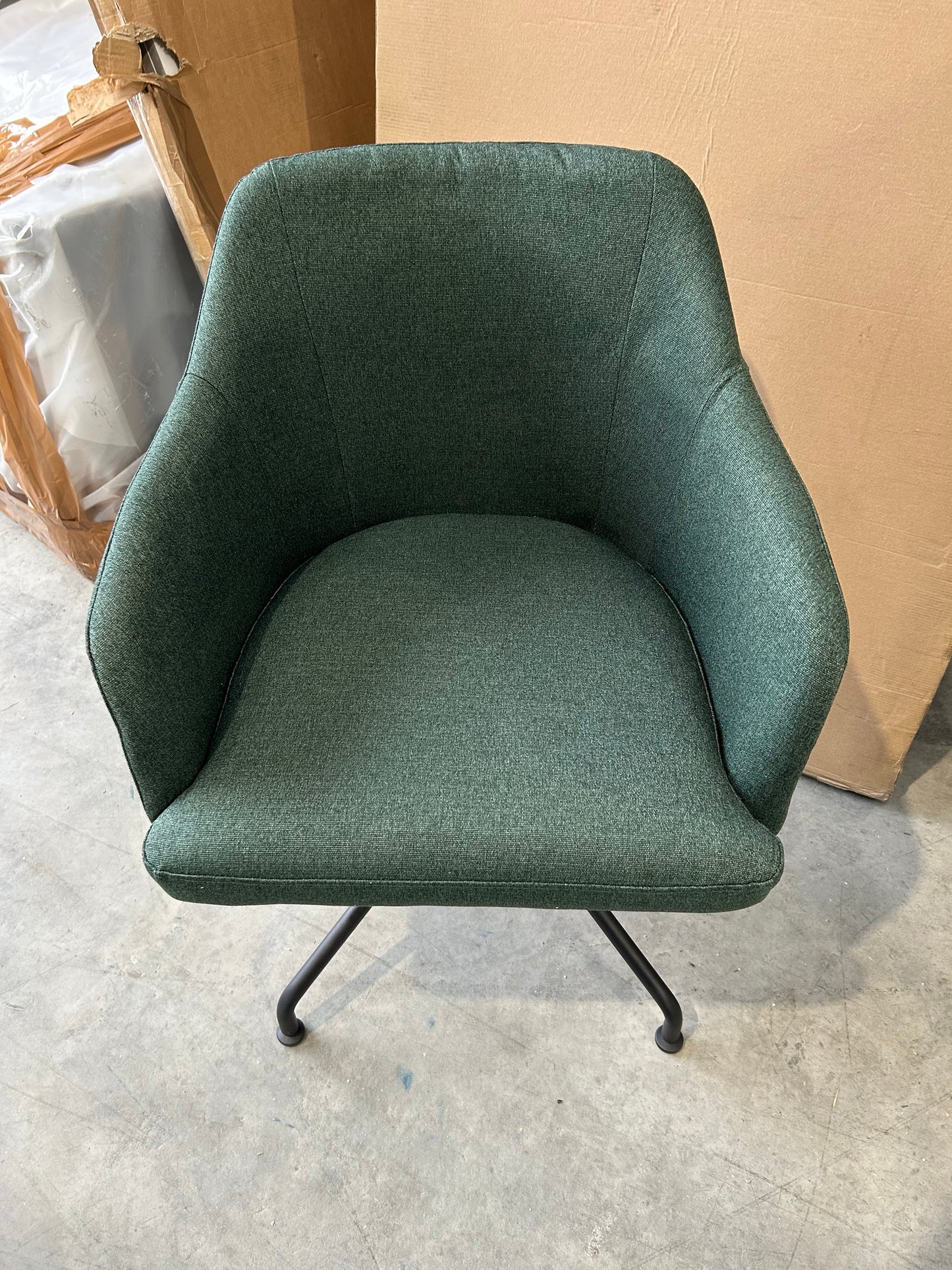 John Lewis Tub Office Chair Moss Green