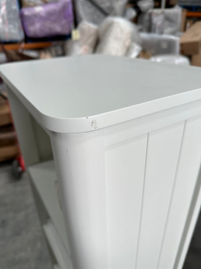 John Lewis Portsman Tallboy Bathroom Storage Cabinet White