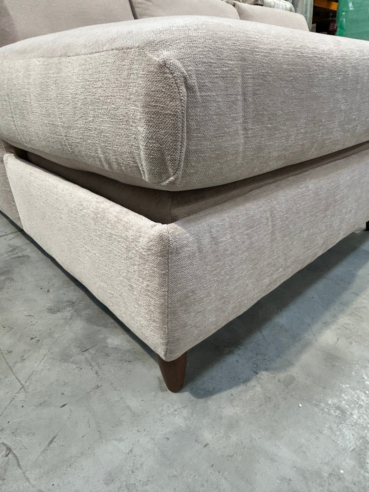 John Lewis Bailey II RHF Chaise End Sofabed Titan  Natural