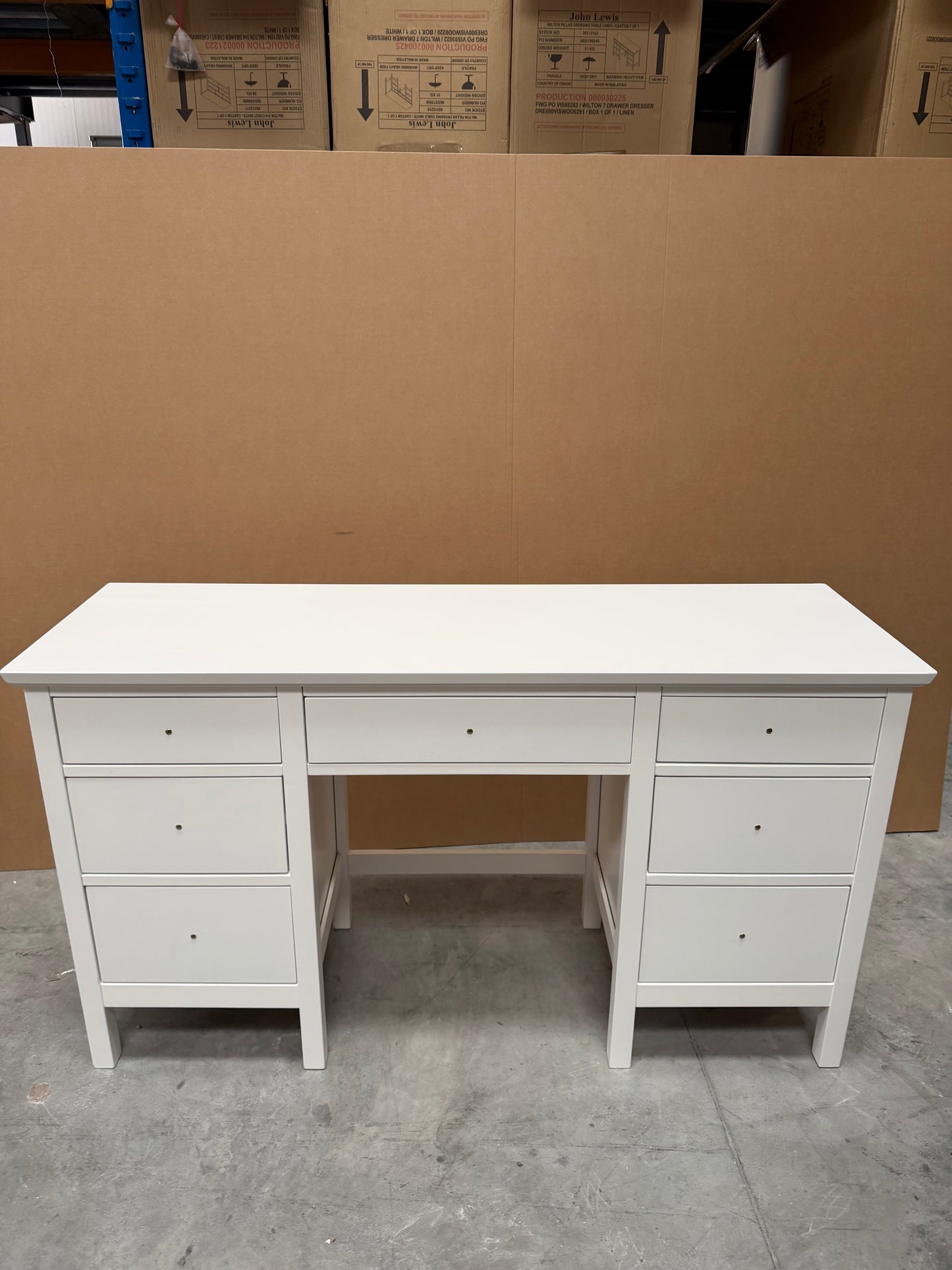 John Lewis Wilton Dressing Table White