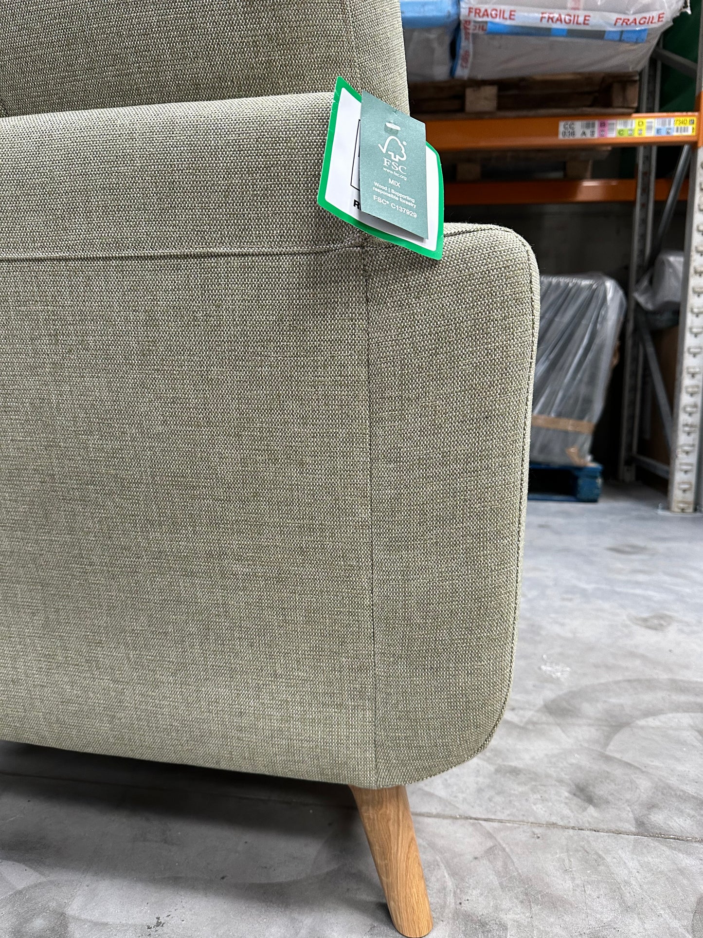 John Lewis Barbican Armchair Aquaclean Aston Green