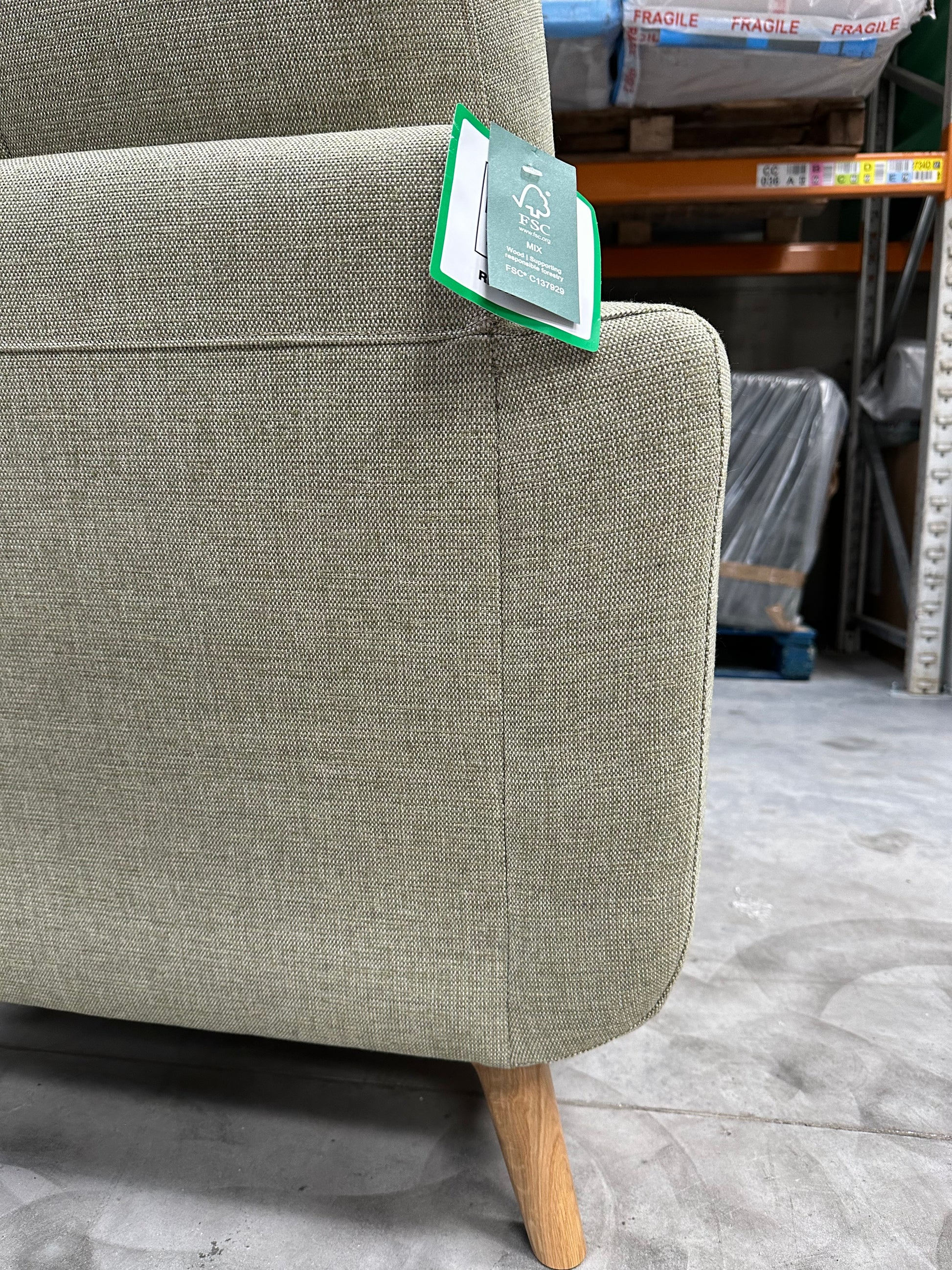 John Lewis Barbican Armchair Aquaclean Aston Green