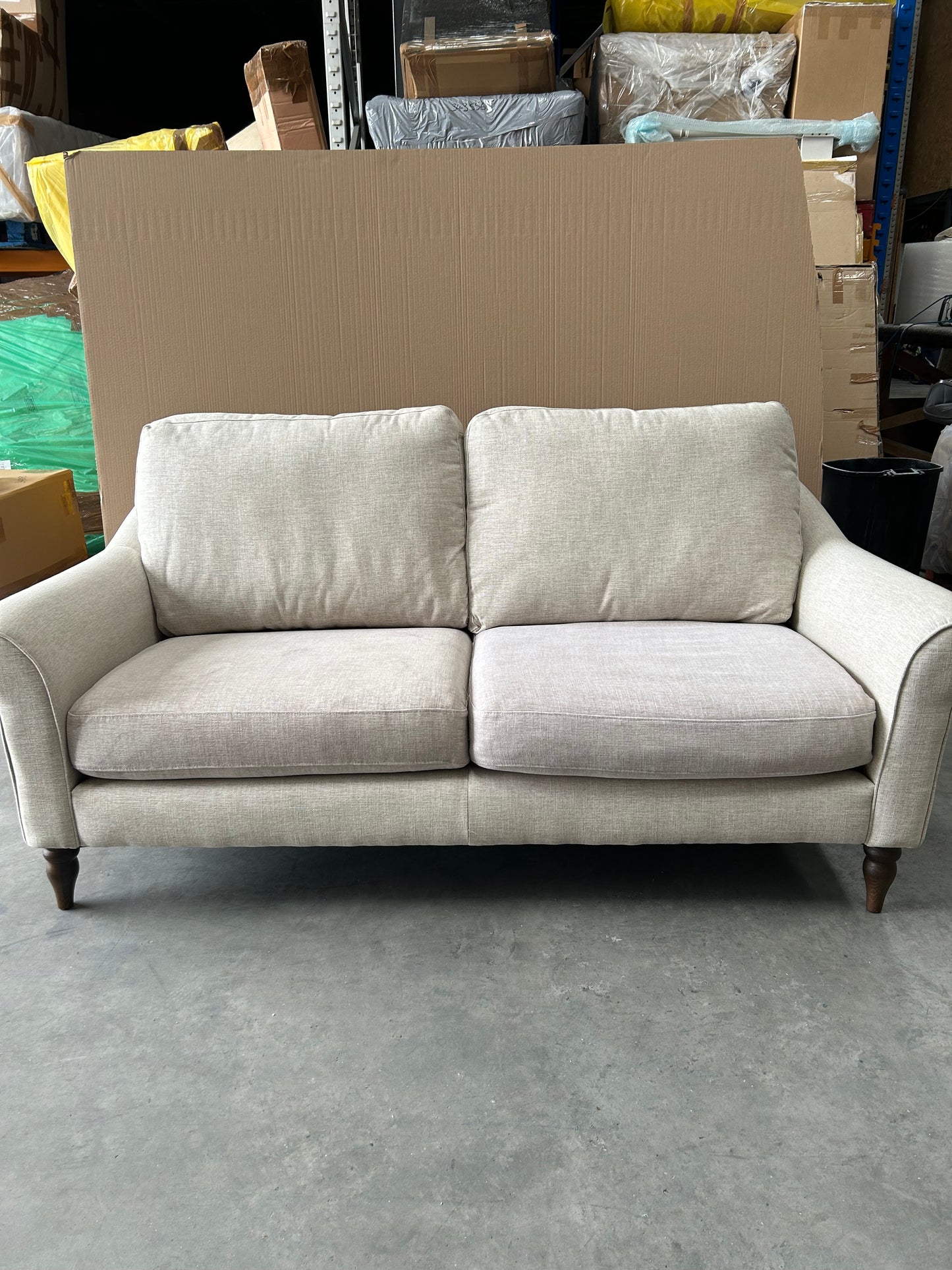 John Lewis Camber Large 3 Seater Sofa Aquaclean Matilda Natural