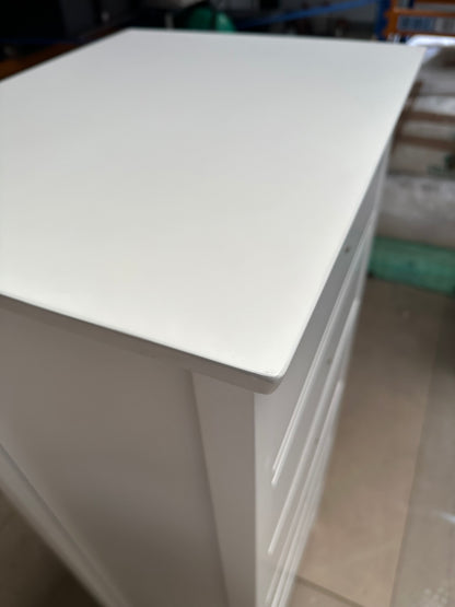 John Lewis Wilton 6 Drawer Tallboy Chest White Bedroom Furniture