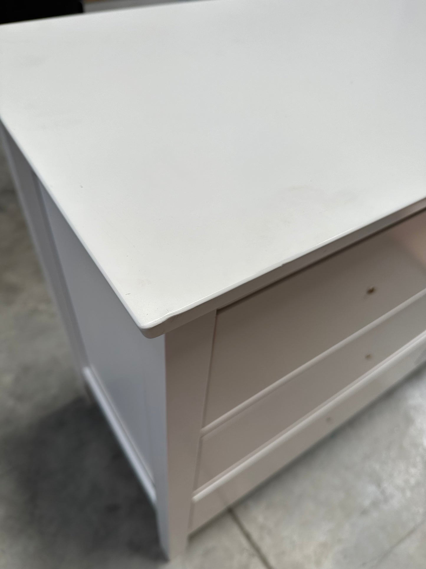 John Lewis Chest of Drawer White Wilton 7 Drawer Chest