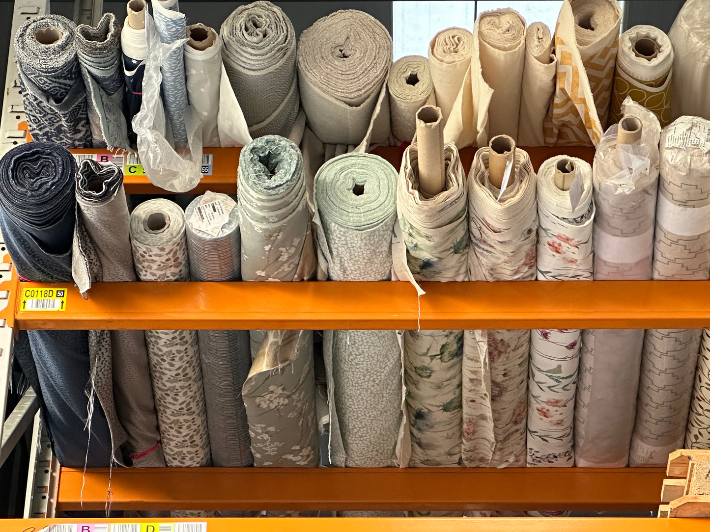 John Lewis Fabric Job Lot – Mixed Large Rolls