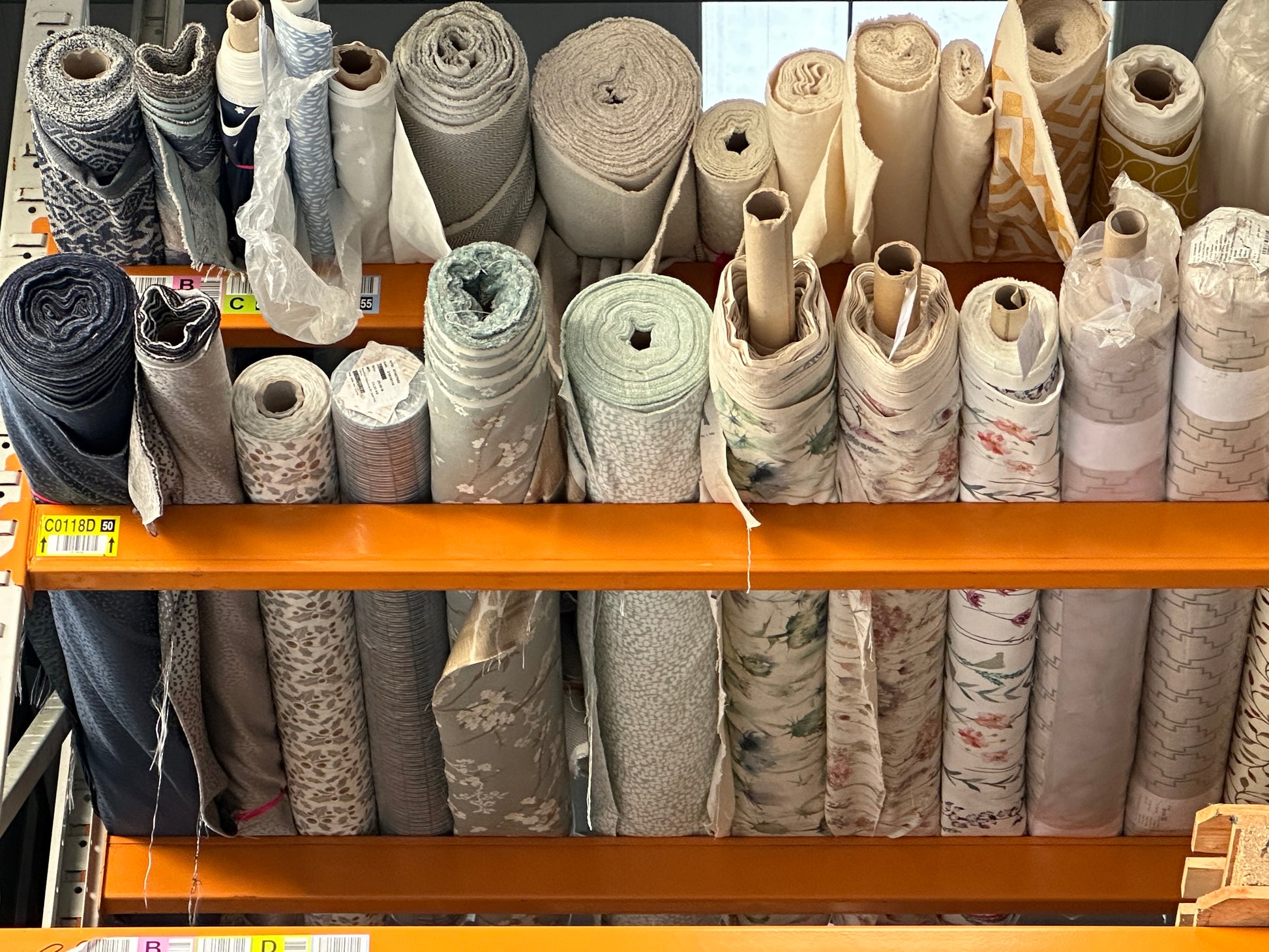 John Lewis Fabric Job Lot – Mixed Large Rolls