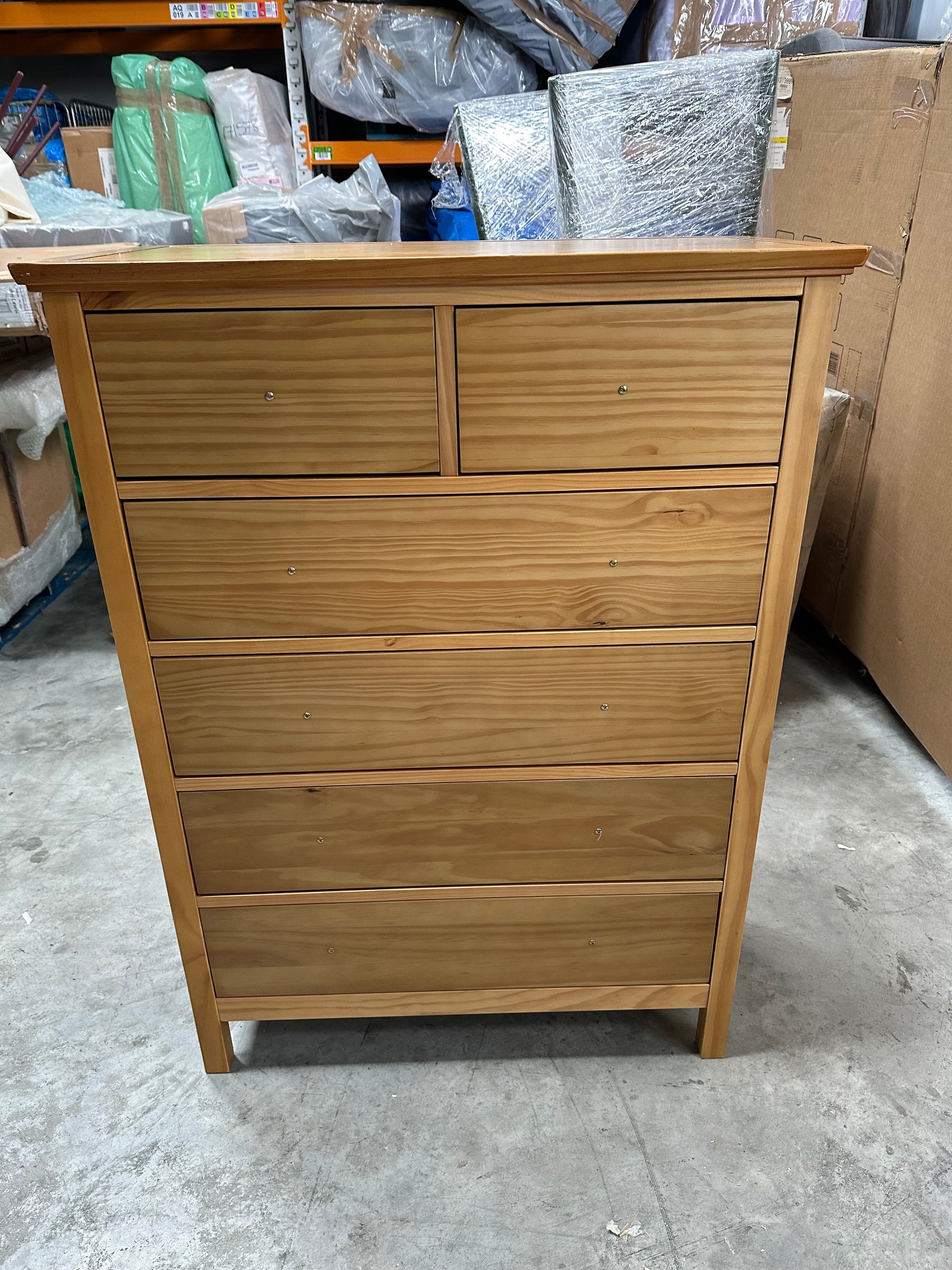 John Lewis Wilton 6 Drawer Chest, Natural